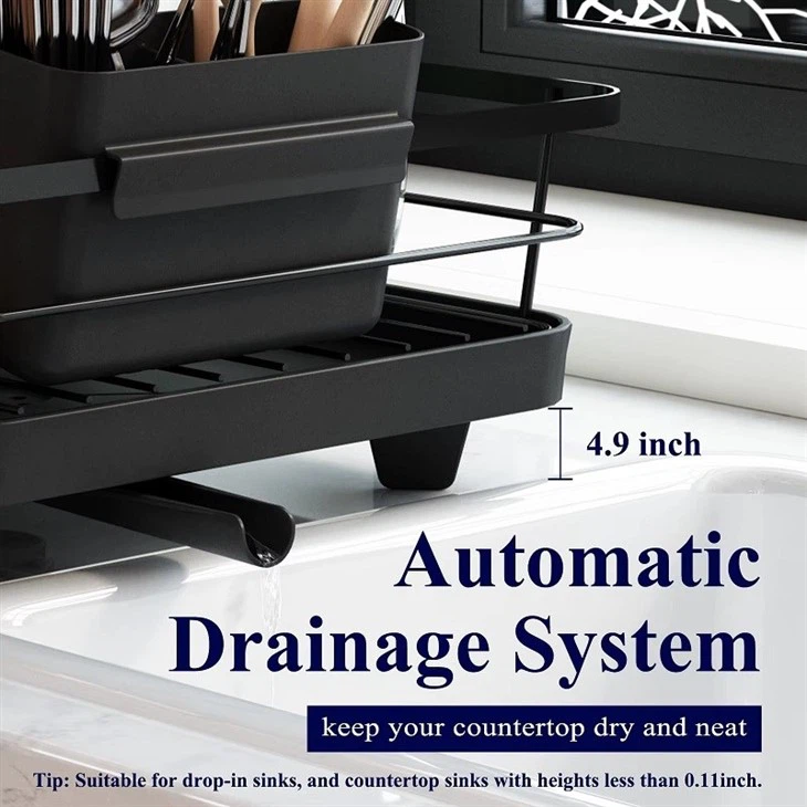 Black Metal Dish Drainer high quality