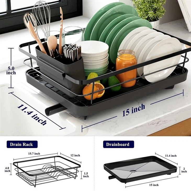 Black Metal Dish Drainer best
