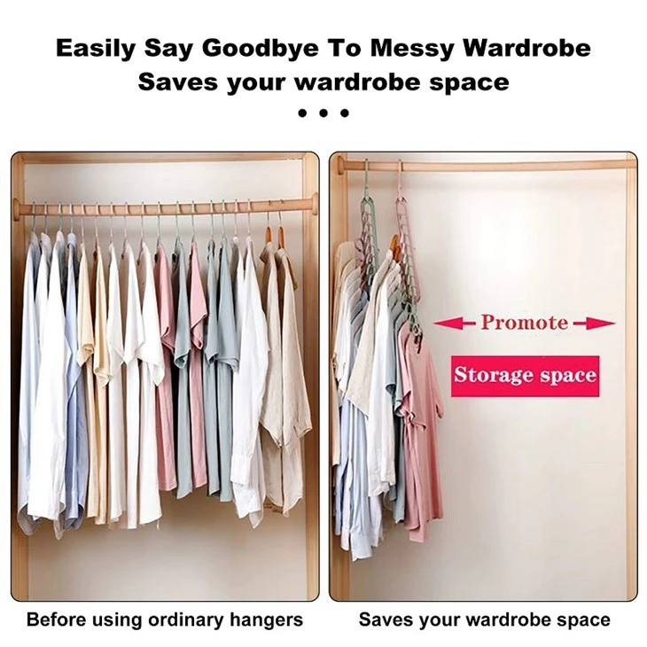 space saving plastic hangers